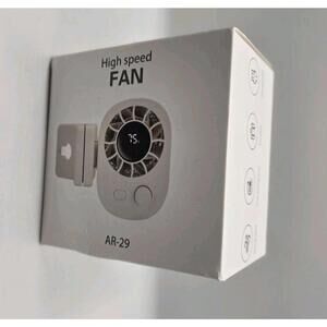 Car Clip on Fan with LED Display - 360° Rotation, Adjustable Speeds Fan 2025